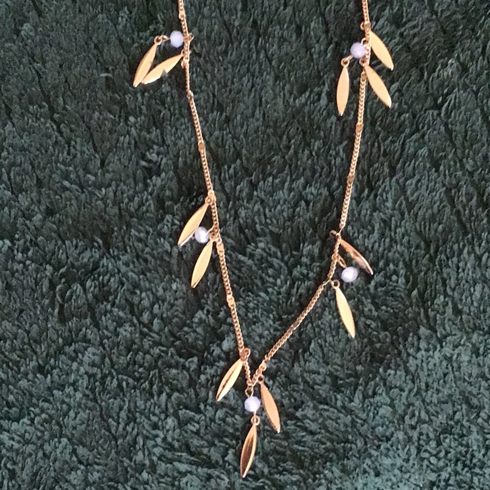 32” gold necklace